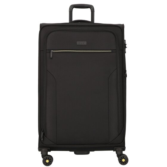 d&n Travel Line 9704 4 kółka Walizka L 78 cm z plisą rozprężną
