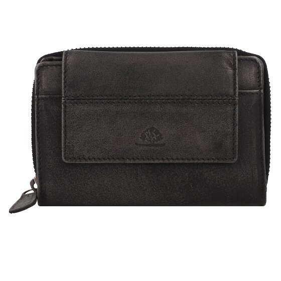 Greenburry Destressed Portfel Ochrona RFID Skórzany 13.5 cm