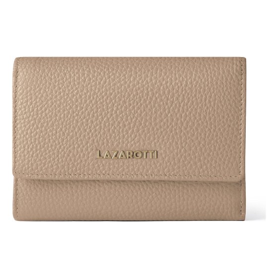 Lazarotti Portfel Bologna Leather XL z kieszenią zapinaną na zamek dookoła, Skóra, 14 cm