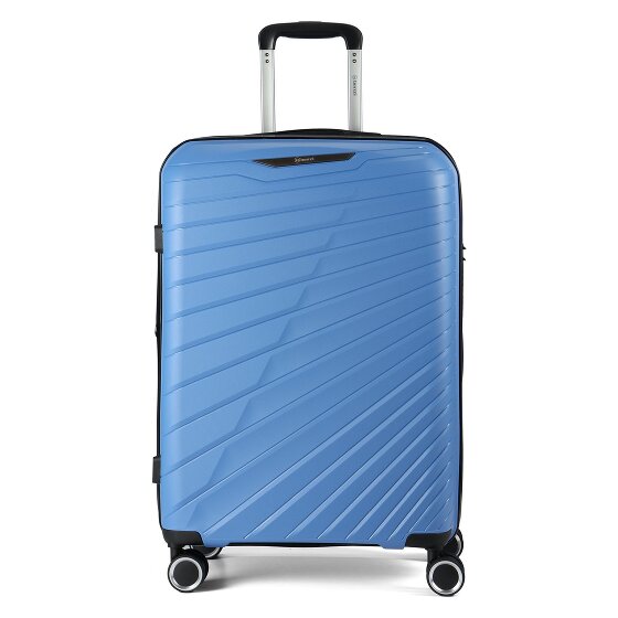 Benzi 5808 4 kółka Walizka 65 cm z plisą rozprężną