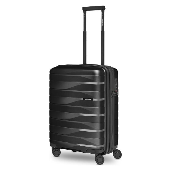 Bergpfeil Travel 4 kółka Walizka kabinowa S 55 cm z funkcją poszerzenia