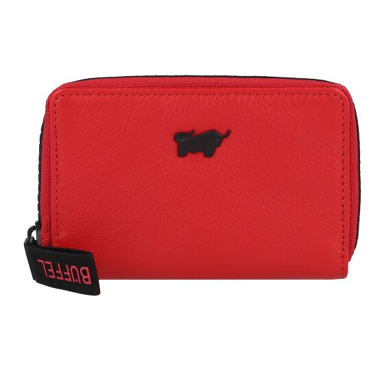 Braun Büffel Capri Portfel Ochrona RFID Skórzany 11 cm