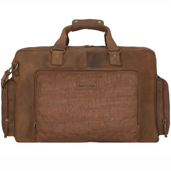 Greenland Nature Nature Weekender Travel Bag Leather 50 cm Laptop Compartment