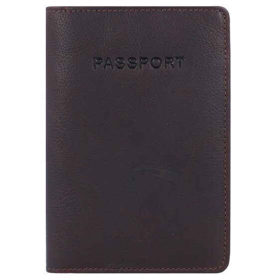 Burkely Skórzane etui na paszport RFID Antique Avery 10 cm