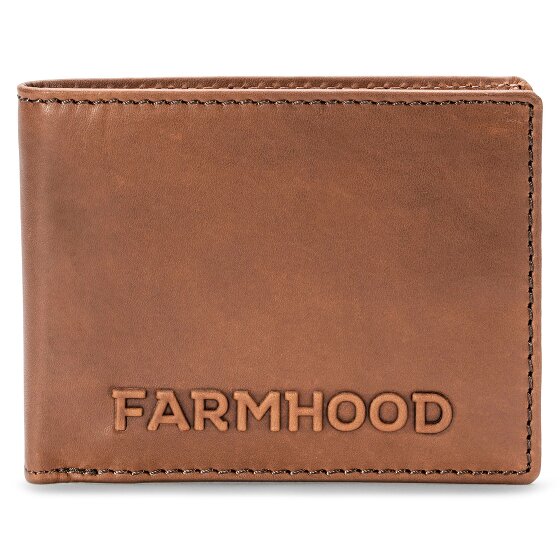 Farmhood Nashville Portfel Ochrona RFID Skórzany 13 cm