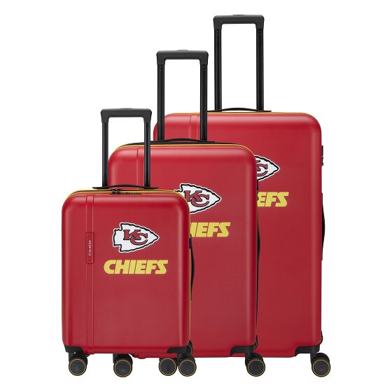 Travelite travelite x NFL 4 kółka Zestaw walizek 3-części z funkcją poszerzenia