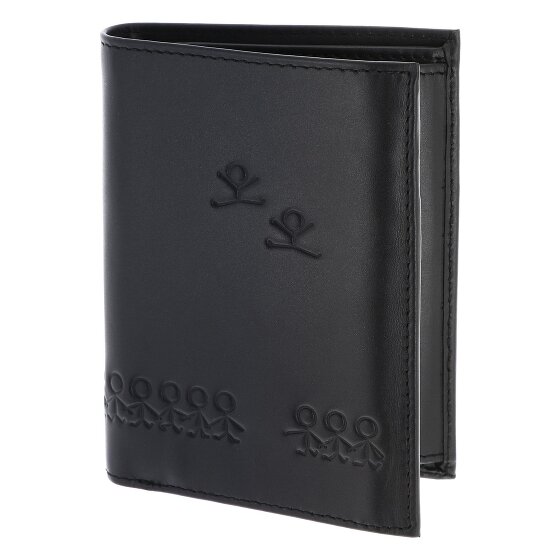 oxmox Leather Portfel Ochrona RFID Skóra 12.5 cm