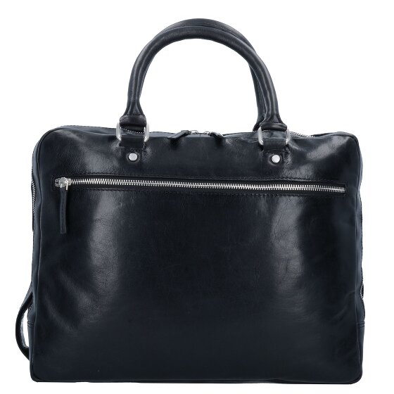 Leonhard Heyden Skórzana teczka Cambridge z przegrodą na laptopa 37 cm