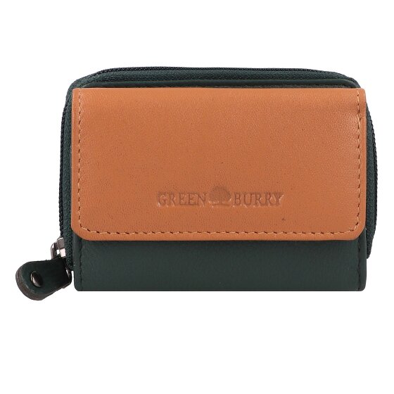 Greenburry Nappa Portfel Ochrona RFID Skórzany 11 cm