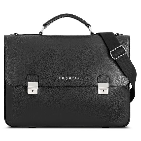 bugatti Teczka Valencia RFID skórzana 40 cm przegroda na laptopa