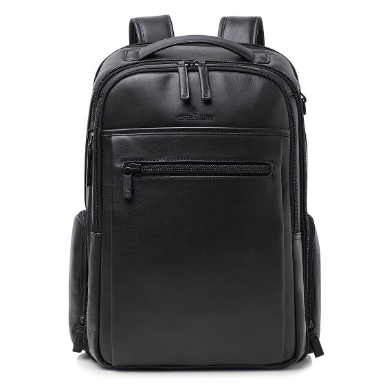 Castelijn & Beerens Plecak podróżny Nappa X z przegrodą na laptopa 43 cm ze skóry RFID