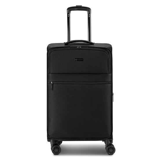 bugatti Valencia Soft 4 kółka Walizka M 65 cm z plisą rozprężną