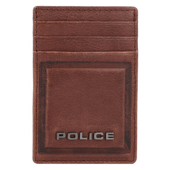 Police PT16-08536 Etui na karty kredytowe skórzane 7 cm z klipsem na pieniądze