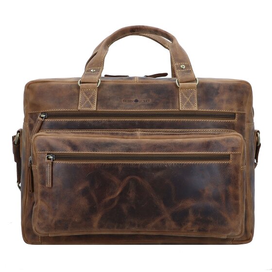 Greenburry Vintage Teczka Skórzany 43 cm Komora na laptopa