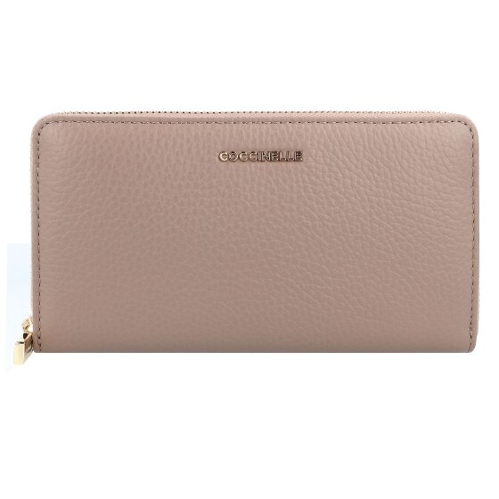 Coccinelle Metallic Soft Portfel Skórzany 18 cm