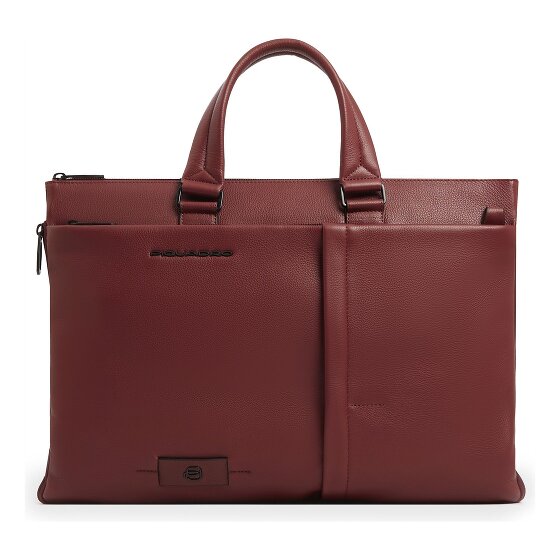 Piquadro Russel Teczka Ochrona RFID Skórzany 42 cm Komora na laptopa