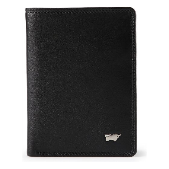 Braun Büffel Golf 3.0 Portfel Ochrona RFID Skórzany 12.5 cm