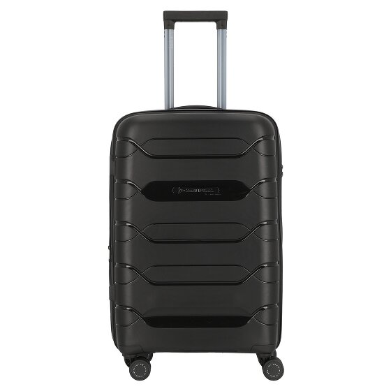 Polestream Strz by Asteroid 4 kółka Walizka M 64 cm z plisą rozprężną