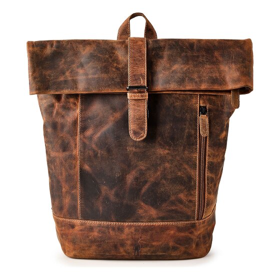 Jack Kinsky Baltimore 15 Plecak biznesowy Skórzany 43 cm Komora na laptopa