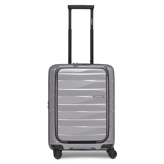 Bergpfeil Travel 4 kółka Walizka kabinowa 55 cm Komora na laptopa z funkcją poszerzenia