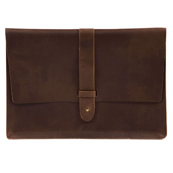 Buckle & Seam Skórzany pokrowiec na laptopa Aspen 20,5 cm