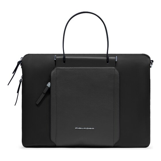 Piquadro Lyra Teczka Skóra 42 cm Komora na laptopa z funkcją poszerzenia
