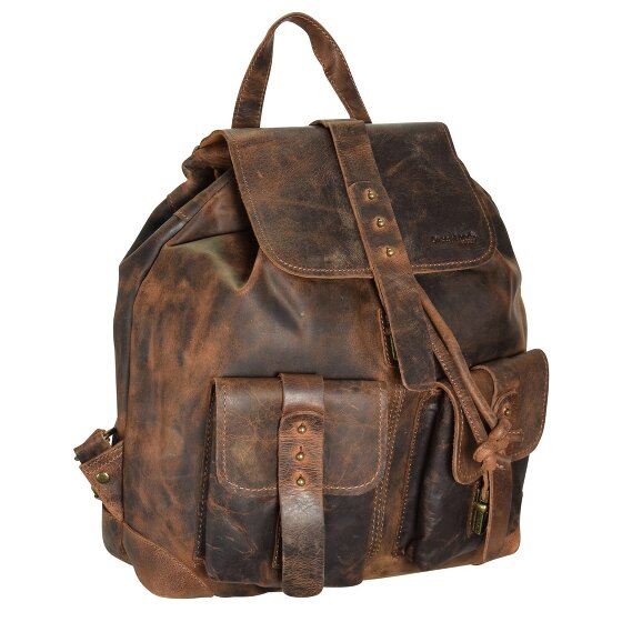 Greenland Nature Klasyczny plecak skórzany 37 cm