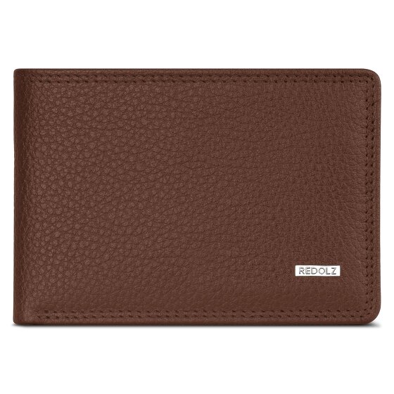 Redolz Leather Essentials QF mały portfel RFID skóra 10,5 cm