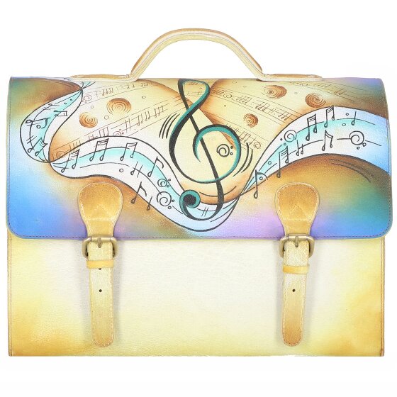 Greenland Nature Art+Craft Teczka skórzana 41 cm Komora na laptopa