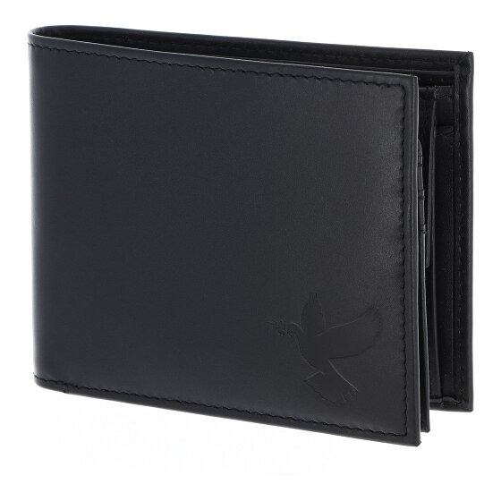 oxmox Leather Portfel Ochrona RFID Skóra 12 cm