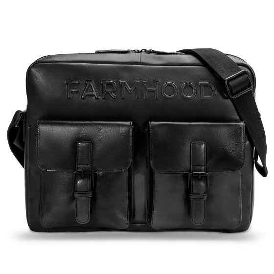 Farmhood Memphis Briefcase Messenger Skórzany 38 cm Komora na laptopa