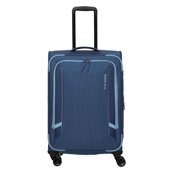 Travelite Corsiica 4 kółka Walizka M 67 cm z plisą rozprężną