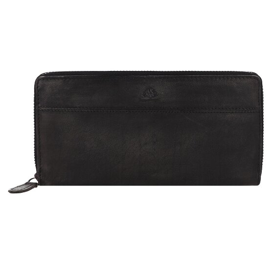 Greenburry Destressed Portfel Ochrona RFID Skórzany 19 cm