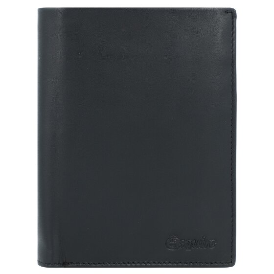 Esquire Nowy jedwabno-skórzany portfel 9 cm