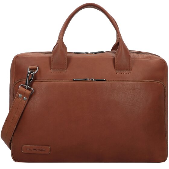 Plevier Structure Petronas Teczka Skórzany 40 cm Komora na laptopa