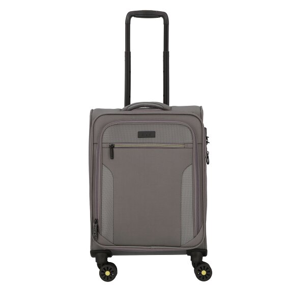 d&n Travel Line 9704 4 kółka Walizka kabinowy S 55 cm z plisą rozprężną