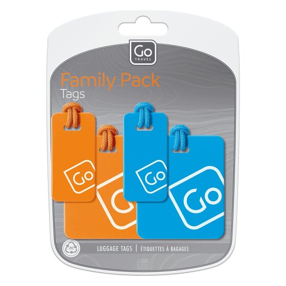 Go Travel Zestaw znaczników adresowych 4 szt.