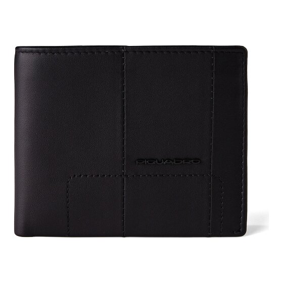 Piquadro Finn Portfel Ochrona RFID Skórzany 11 cm