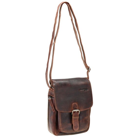 Greenland Nature Skórzana torba na ramię Montana 19 cm