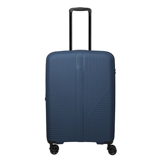 Travelite Air Stripe 4 kółka Walizka M 66 cm z plisą rozprężną