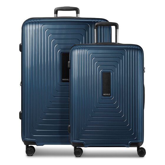 Redolz Essentials 14 4 kółka Zestaw walizek 2-części z funkcją poszerzenia