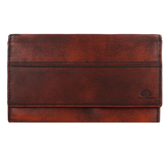 Greenburry Destressed Portfel Ochrona RFID Skórzany 18.5 cm