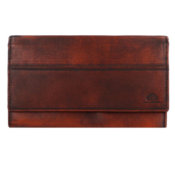 Greenburry Destressed Portfel Ochrona RFID Skórzany 18.5 cm