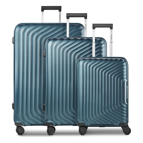 Redolz Essentials 01 4 kółka Zestaw walizek 3-części z funkcją poszerzenia