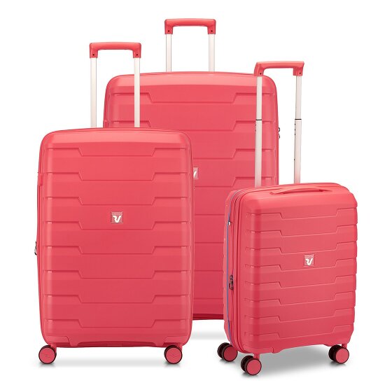 Roncato Skyline 2.0 4 kółka Zestaw walizek 3-części z plisą rozprężną