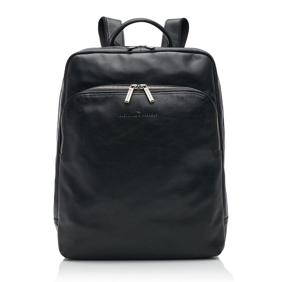 Castelijn & Beerens Skórzany plecak Firenze RFID z przegrodą na laptopa 41 cm