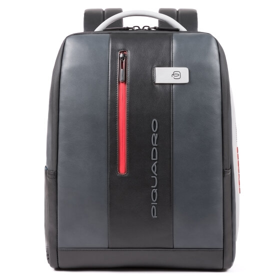 Piquadro Skórzany plecak Urban 41 cm z przegrodą na laptopa