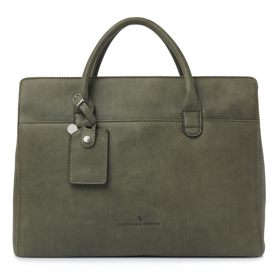 Castelijn & Beerens Carisma Shopper Bag Ochrona RFID Skórzany 41 cm Komora na laptopa