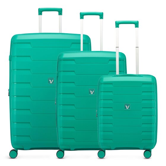 Roncato Skyline 2.0 4 kółka Zestaw walizek 3-części z funkcją poszerzenia