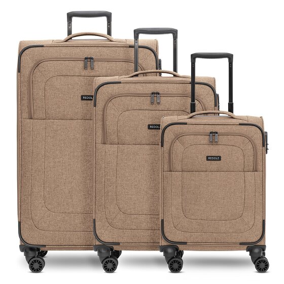 Redolz Essentials 12 THREE SET 4 kółka Zestaw walizek 3-części z funkcją poszerzenia